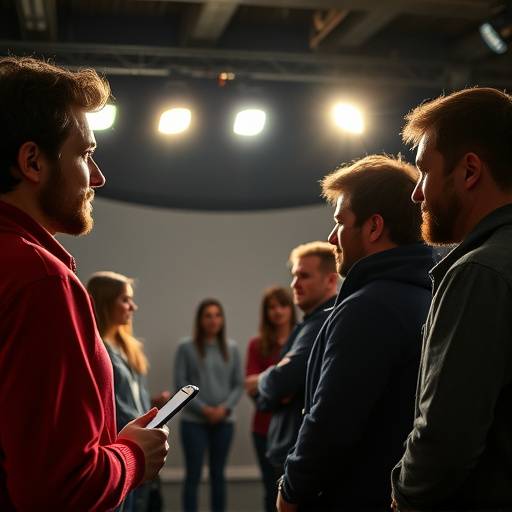 Proceso de casting de actores y actrices para una producción audiovisual